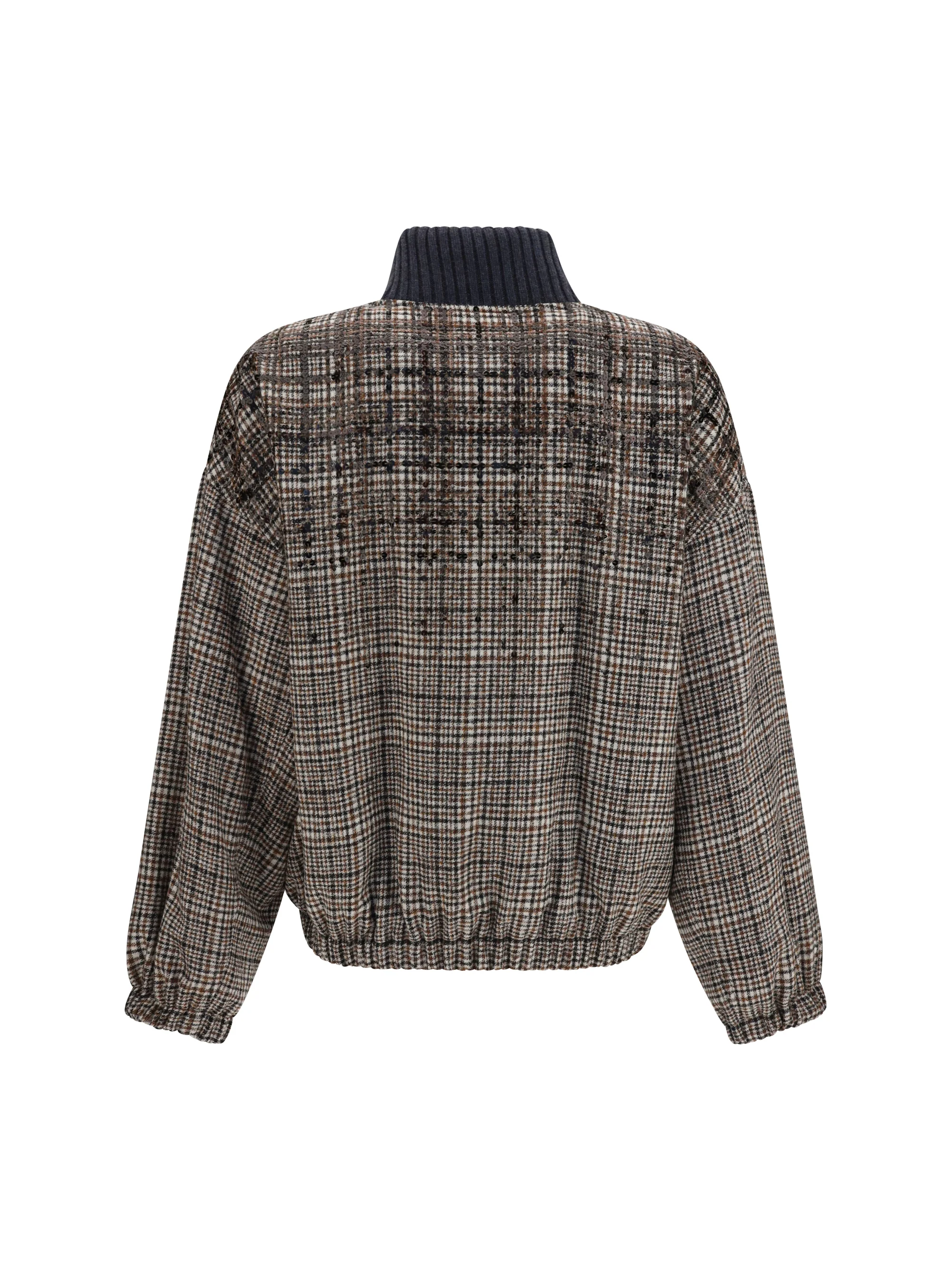 padded jacket with sequin details