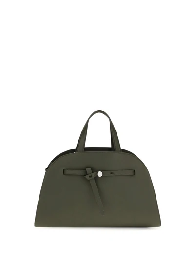 romy calf leather top handle bag