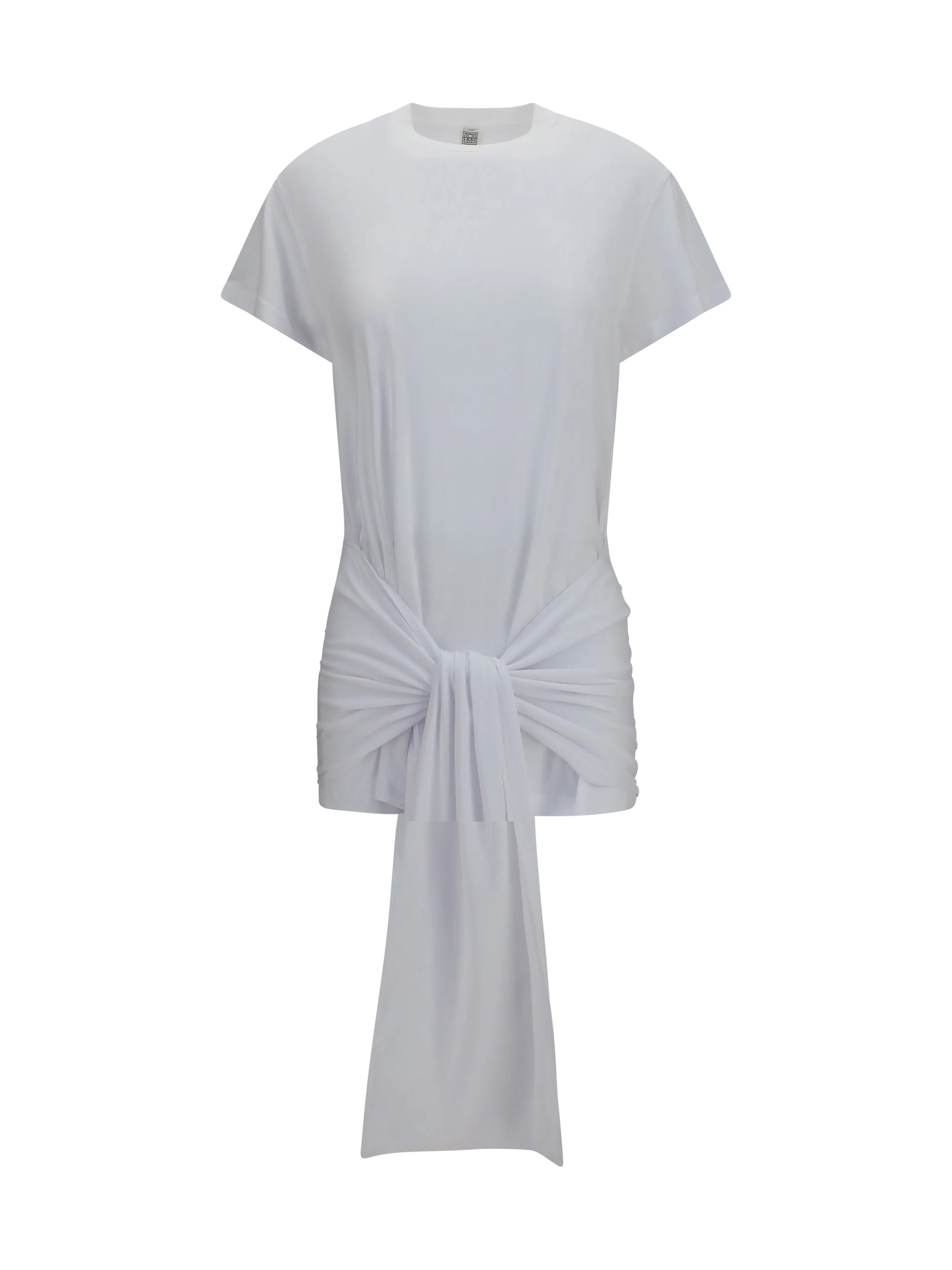 TOTEME M draped-waist jersey t-shirt