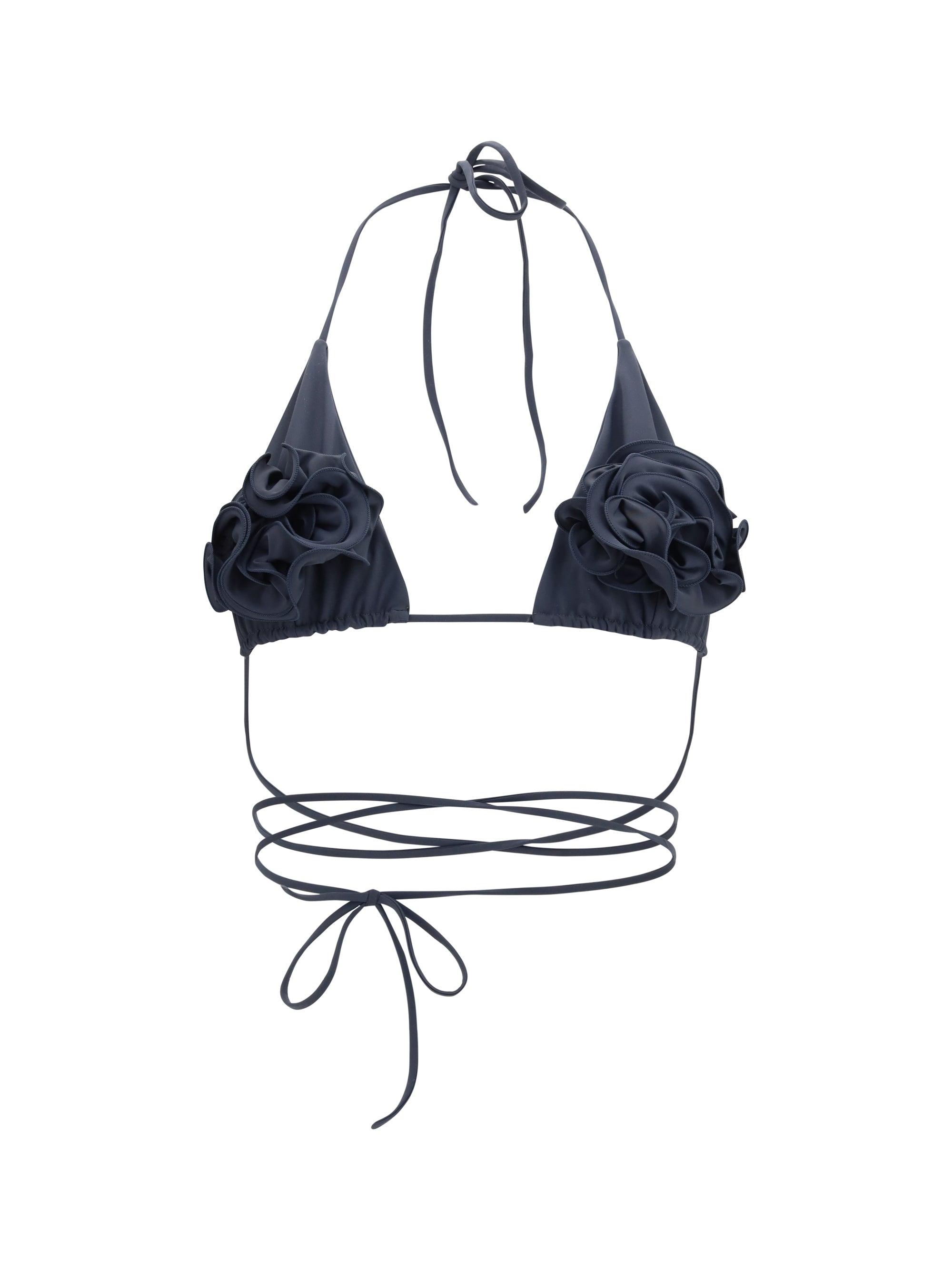 MAGDA BUTRYM 36 floral strappy triangle bikini top