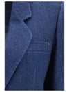 single-breasted denim jacket