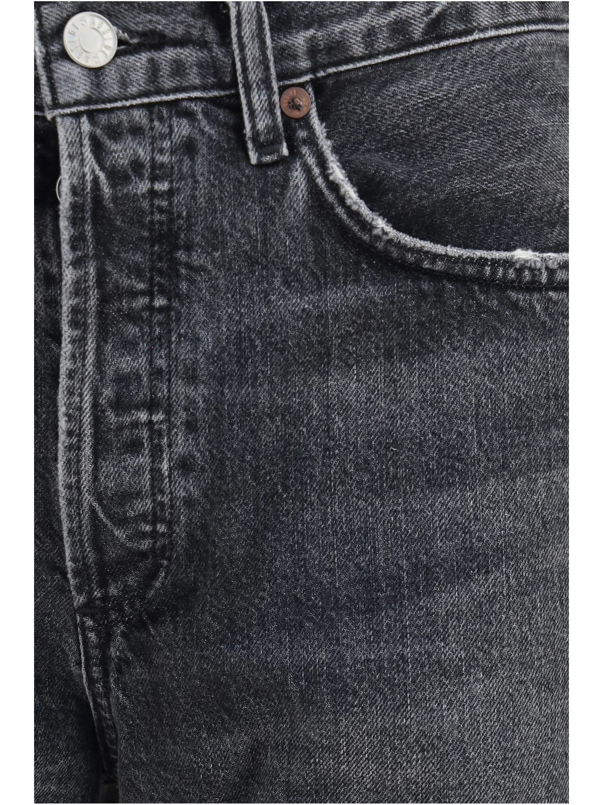 vintage straight-leg jeans