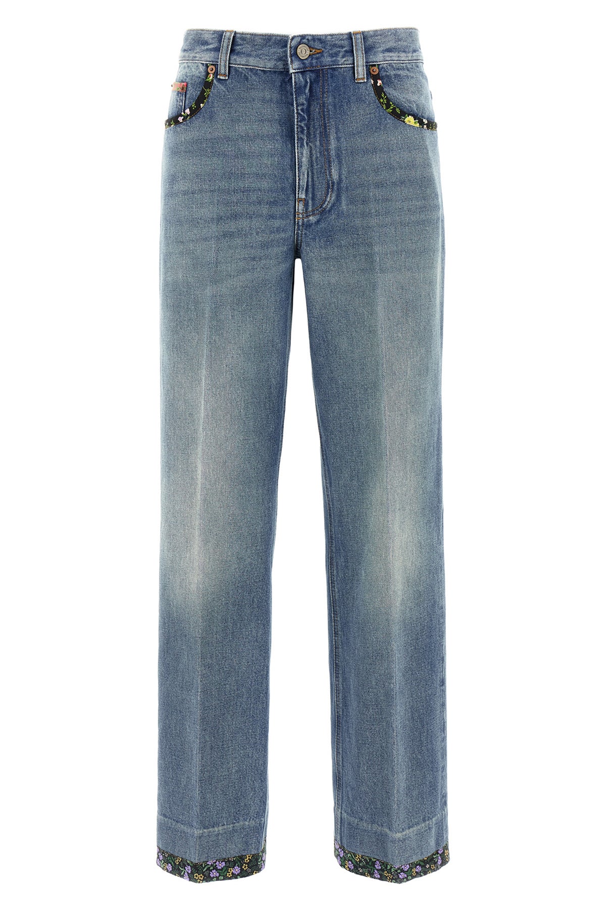 VALENTINO GARAVANI 28 medium blue denim cotton jeans