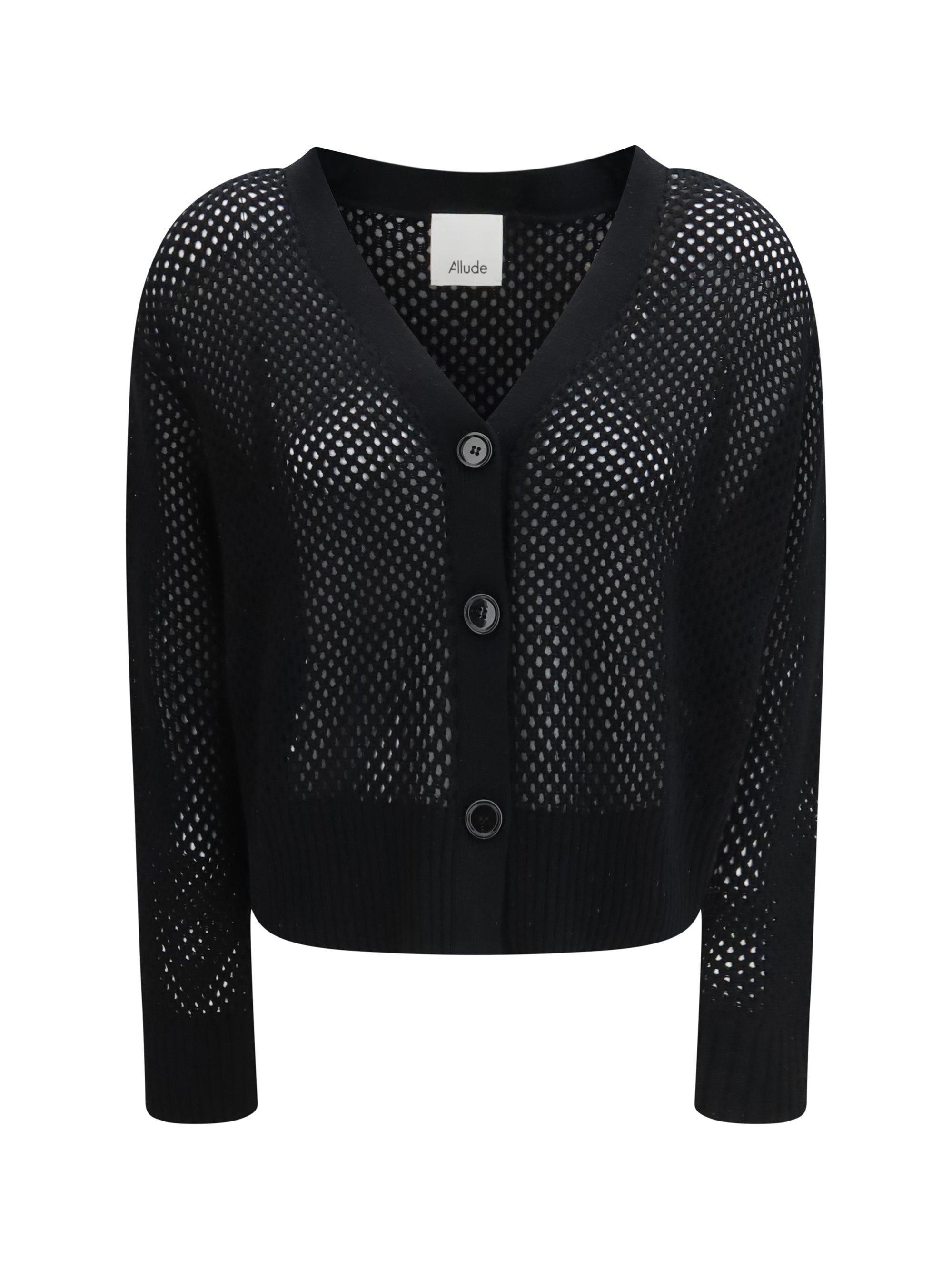 ALLUDE M v-neck buttoned cardigan