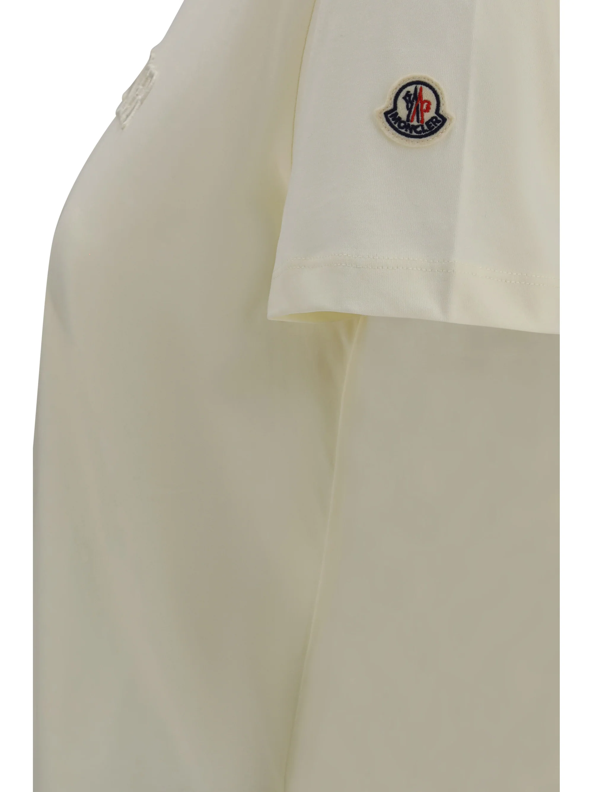 cotton t-shirt with a tone on tone embroidered logo