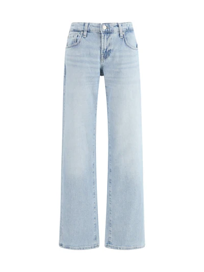 low straight jeans