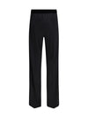 stretch silk satin pants
