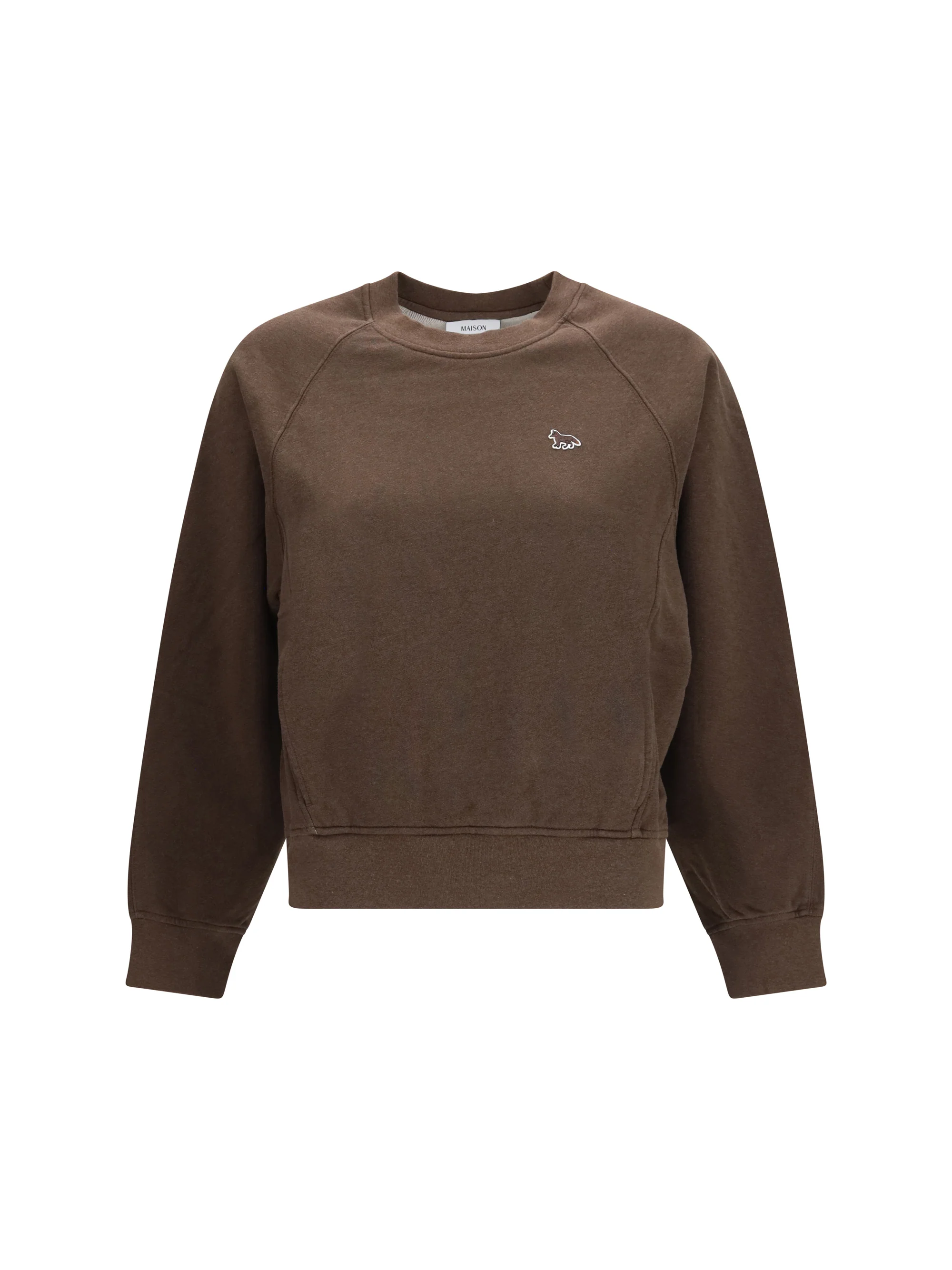 MAISON KITSUNÉ L baby fox open-pocket sweatshirt