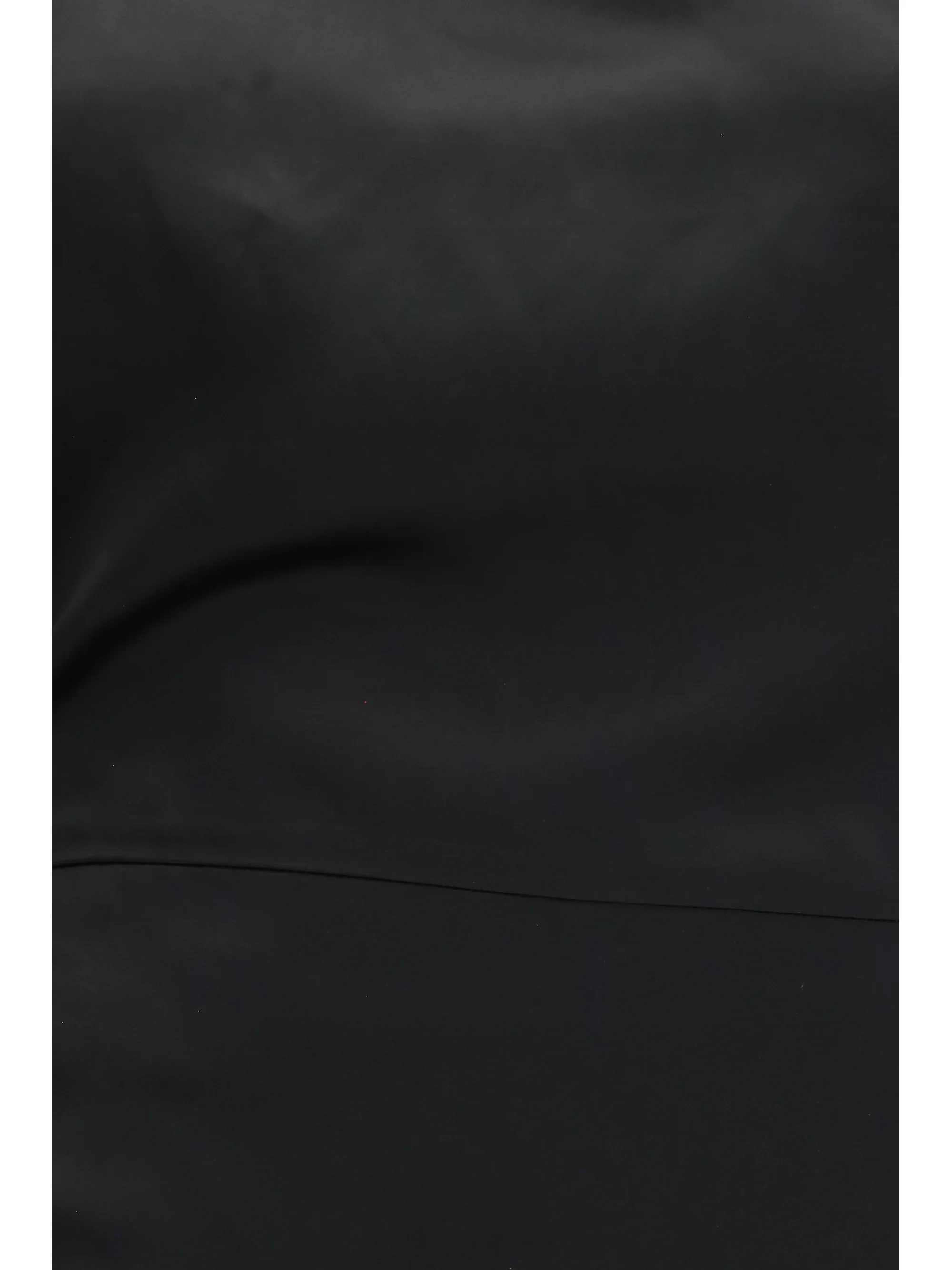 harlin draped ramie-blend satin dress