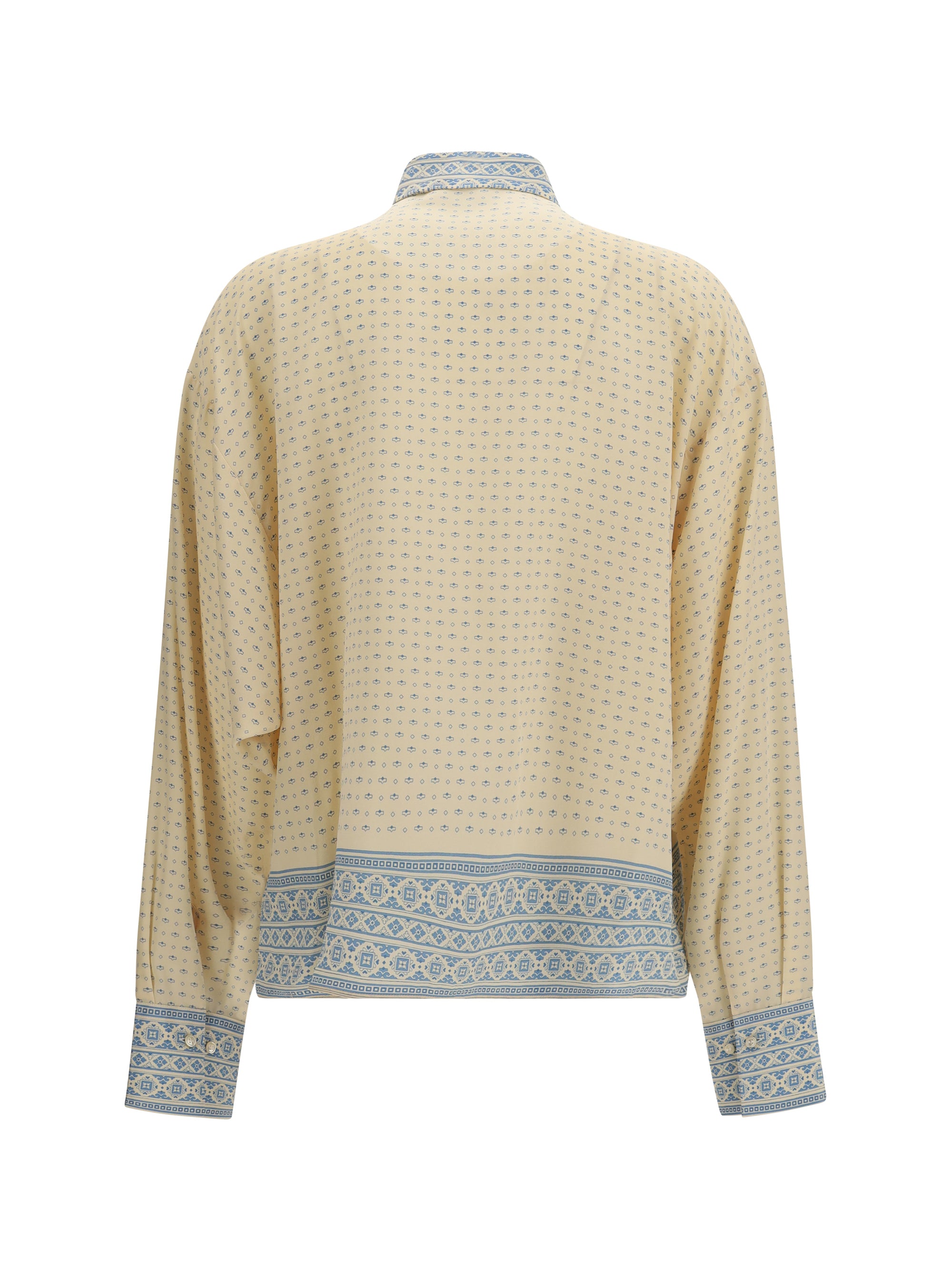 ERMANNO SCERVINO 40 silk shirt with geometric print