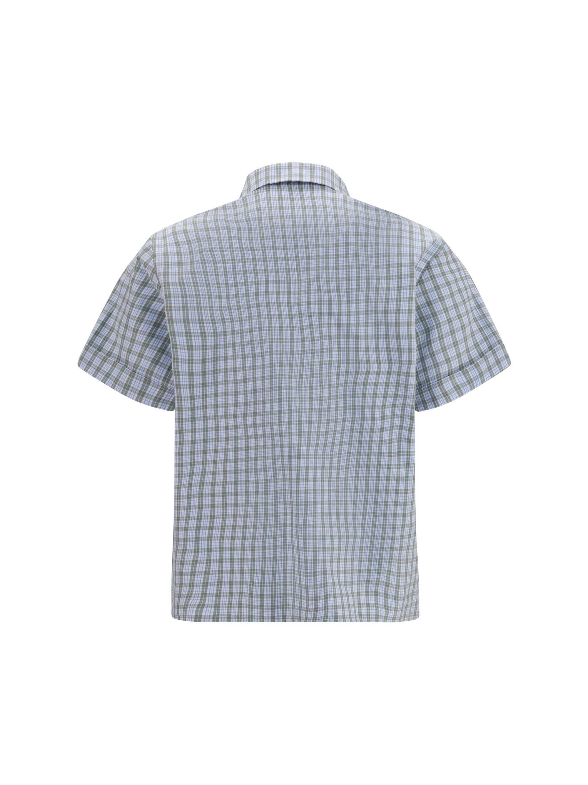 MIU MIU 40 cotton check shirt 