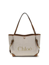 clover tote bag in canvas