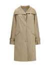 oversized cotton trench