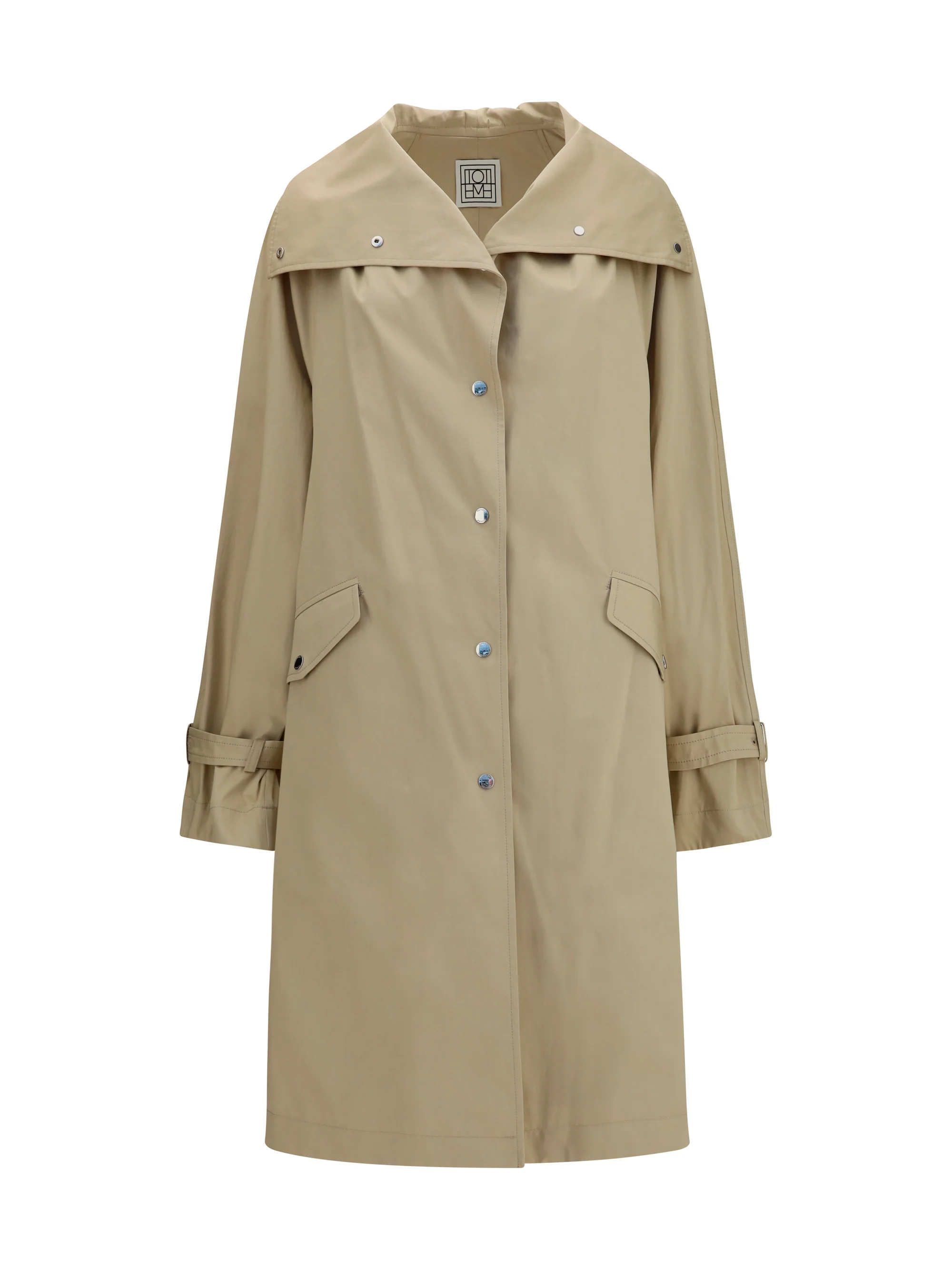 oversized cotton trench