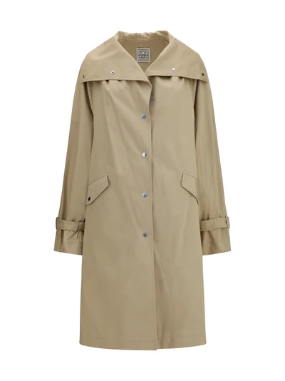 oversized cotton trench