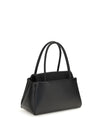 top handle bag with triangle logo