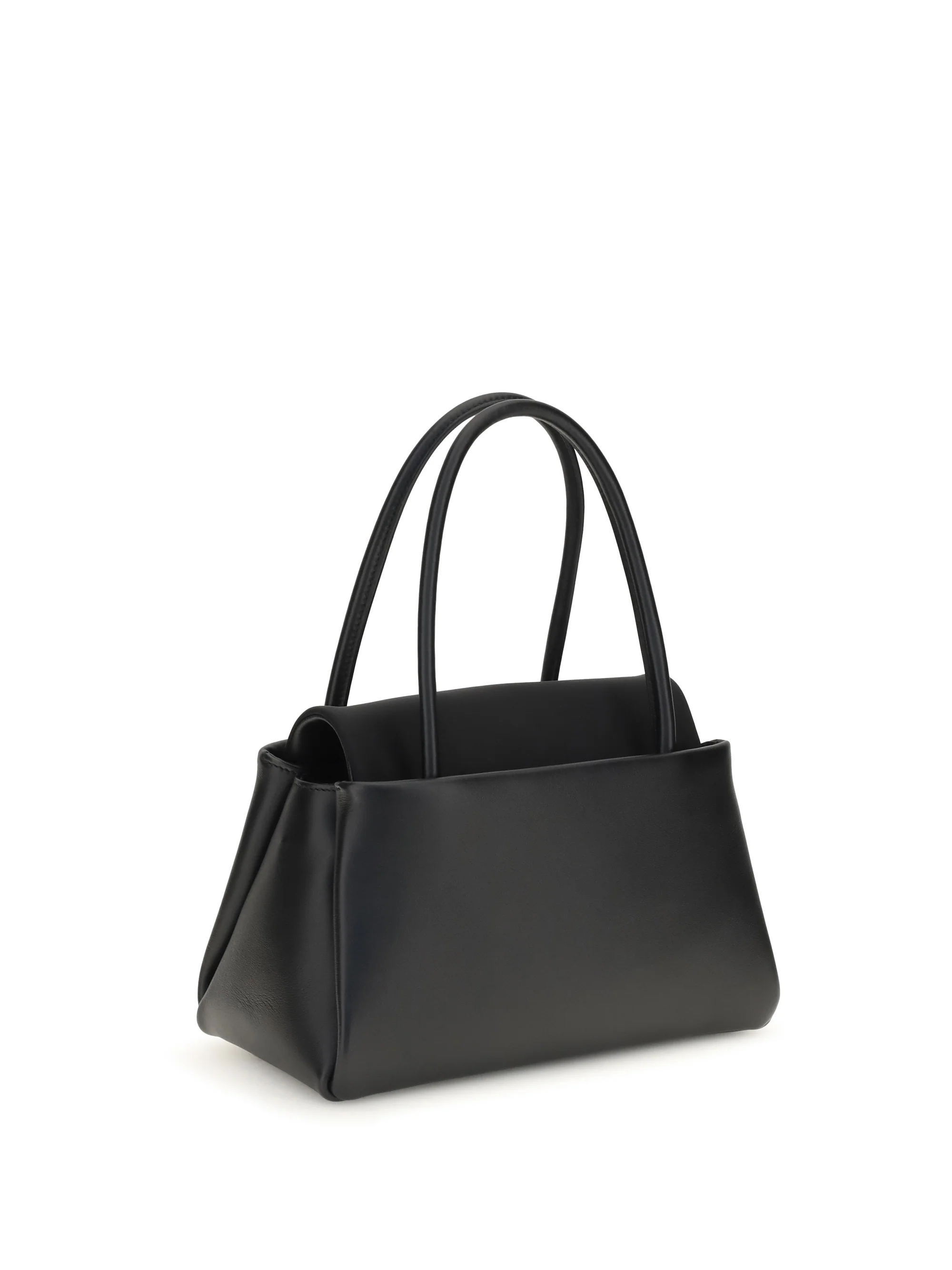 top handle bag with triangle logo