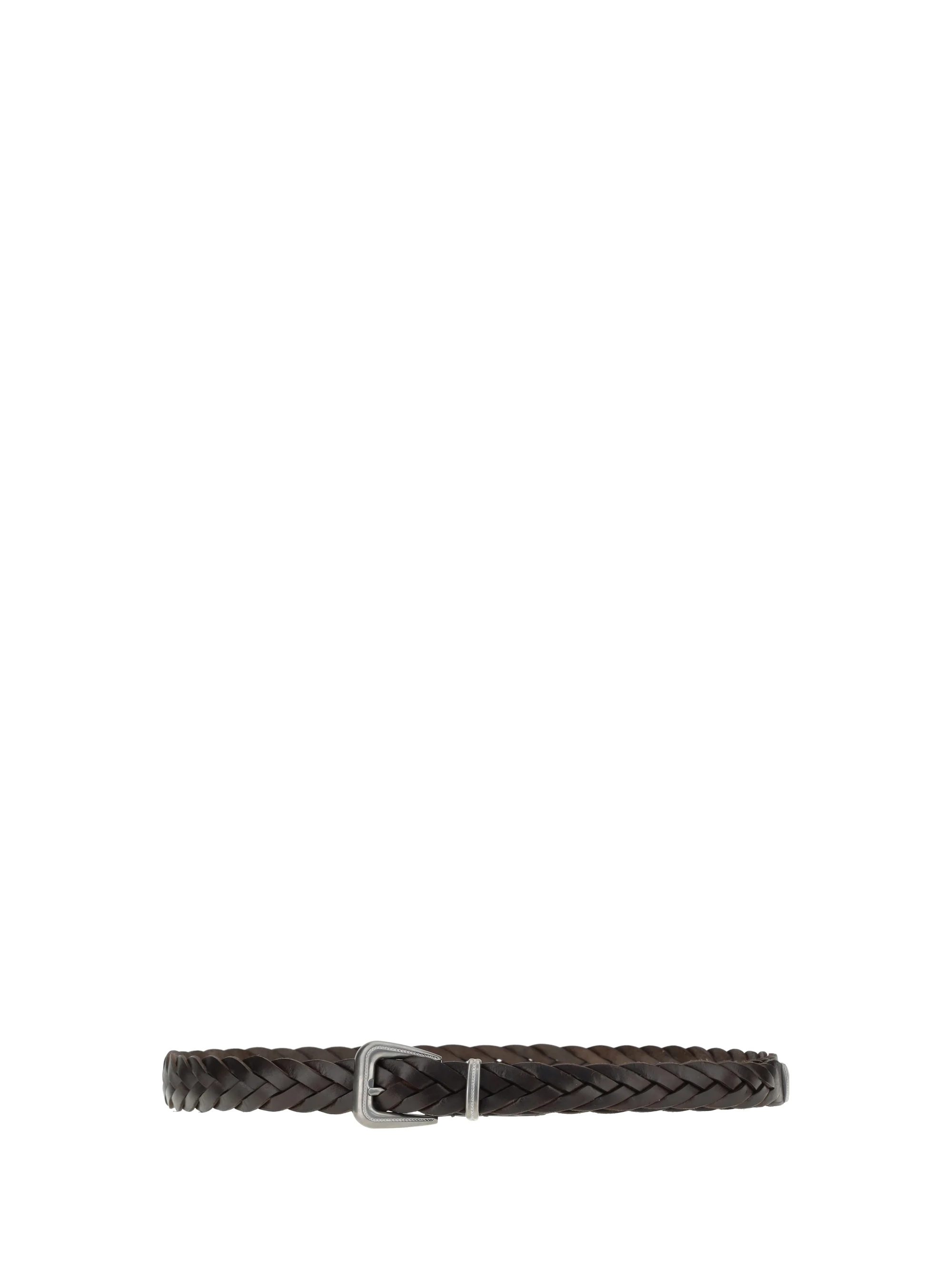 woven leather belt