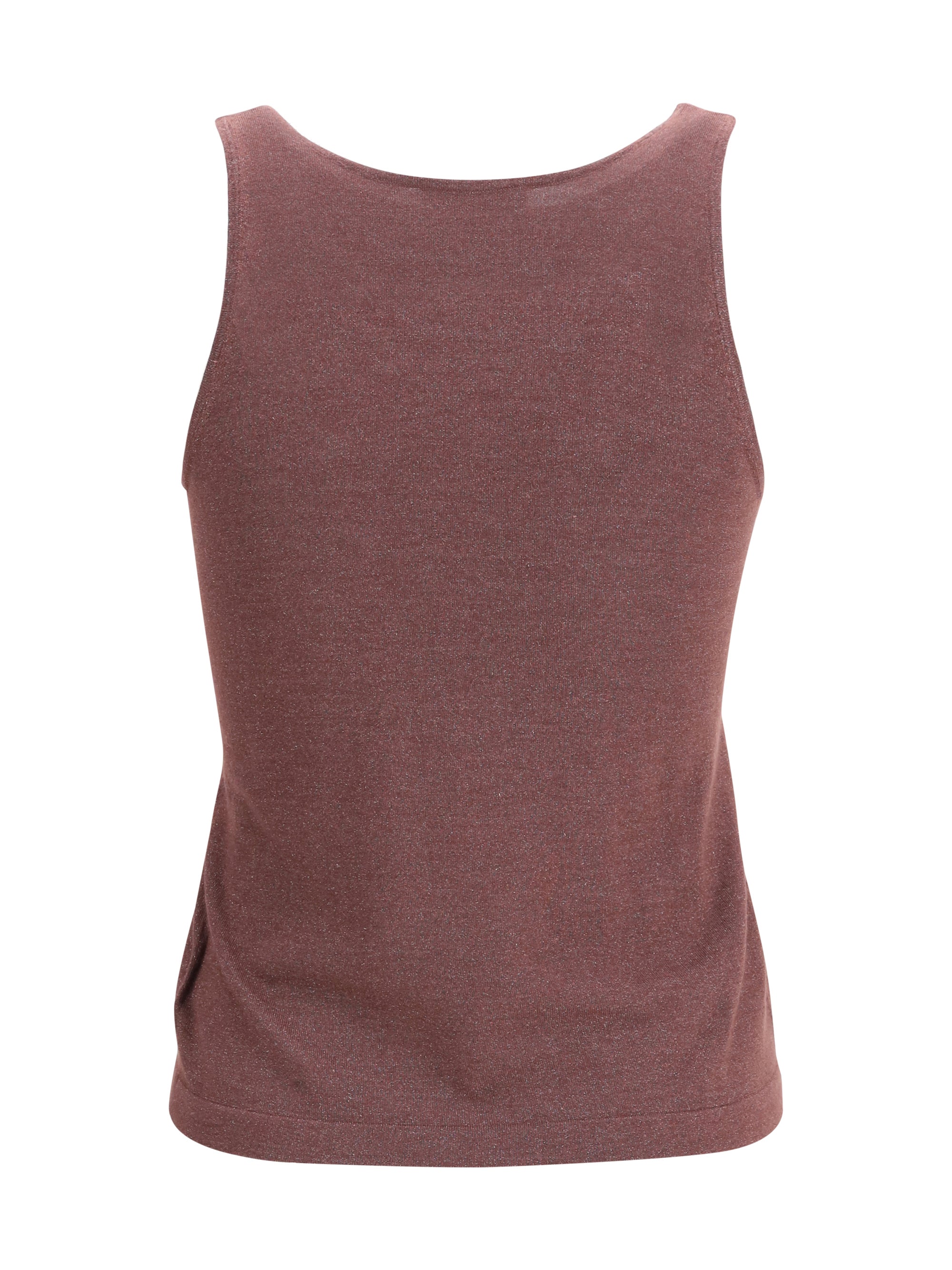 BRUNELLO CUCINELLI M sparkling knit tank top