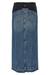 cotton denim skirt