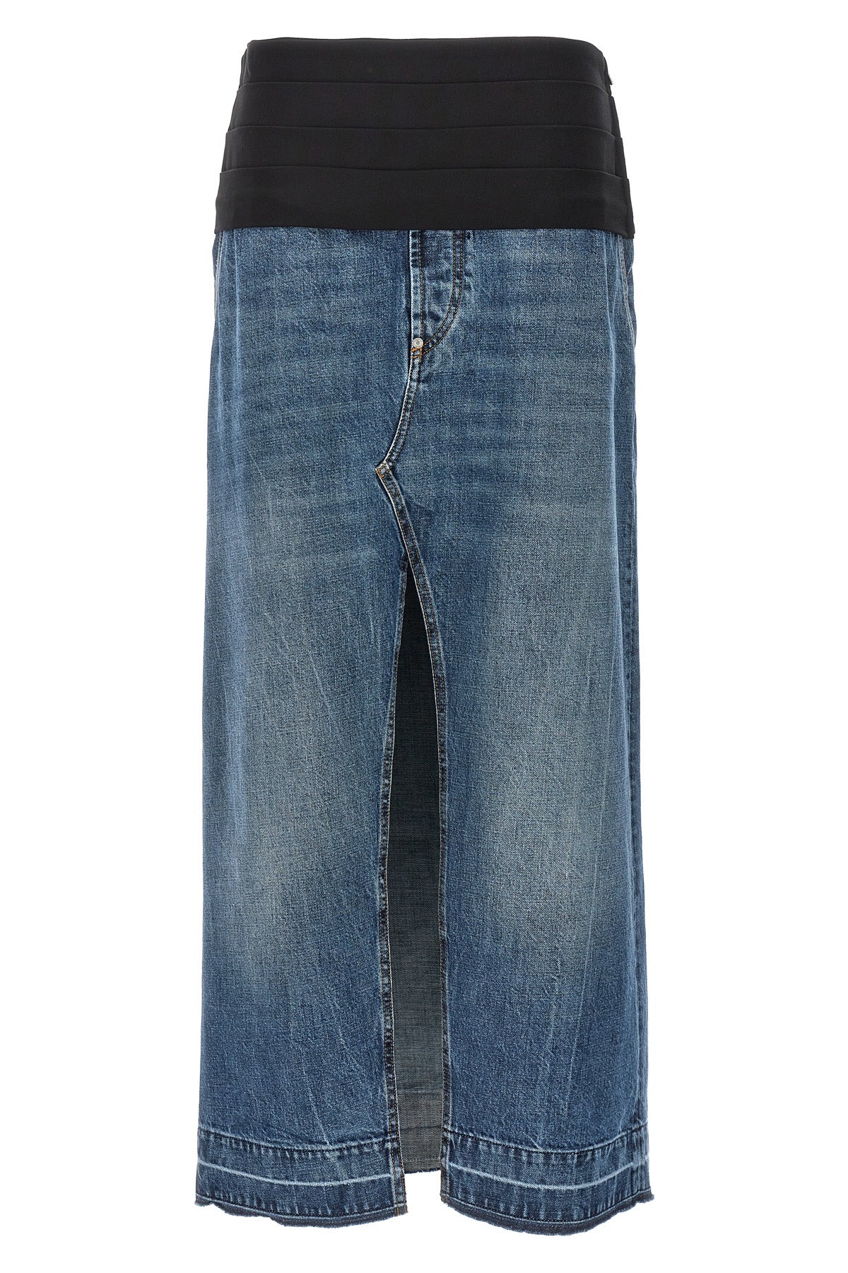 STELLA MCCARTNEY S cotton denim skirt