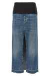 cotton denim skirt