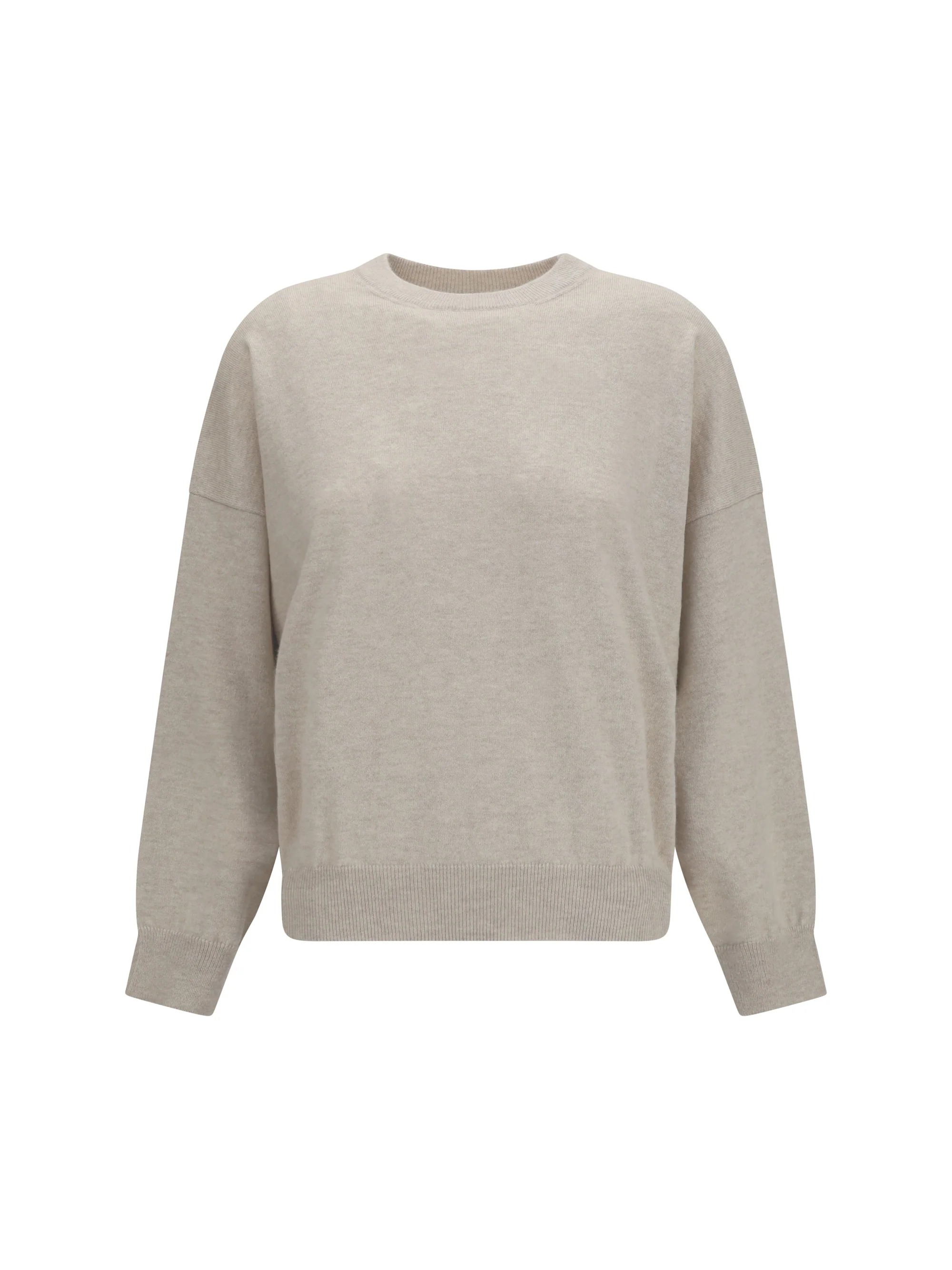 cashmere sweater with monili chain