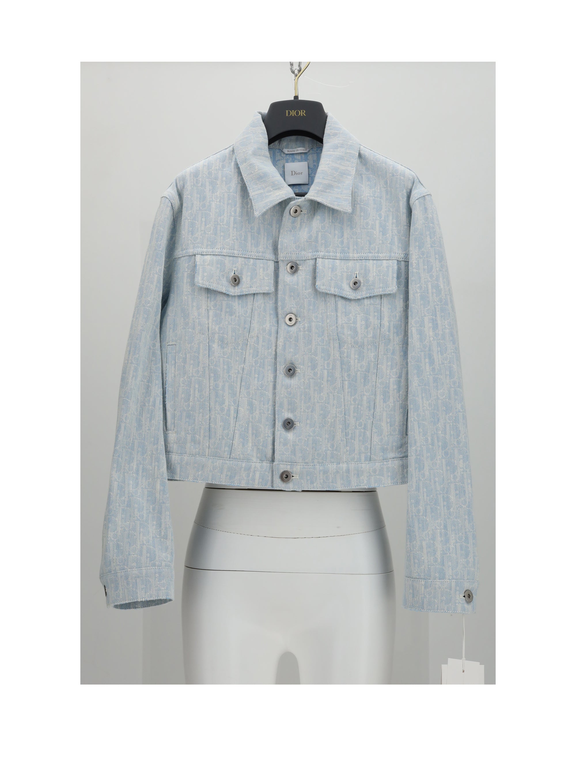 jacket denim oblique chiaro