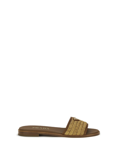 raffia slippers sandals