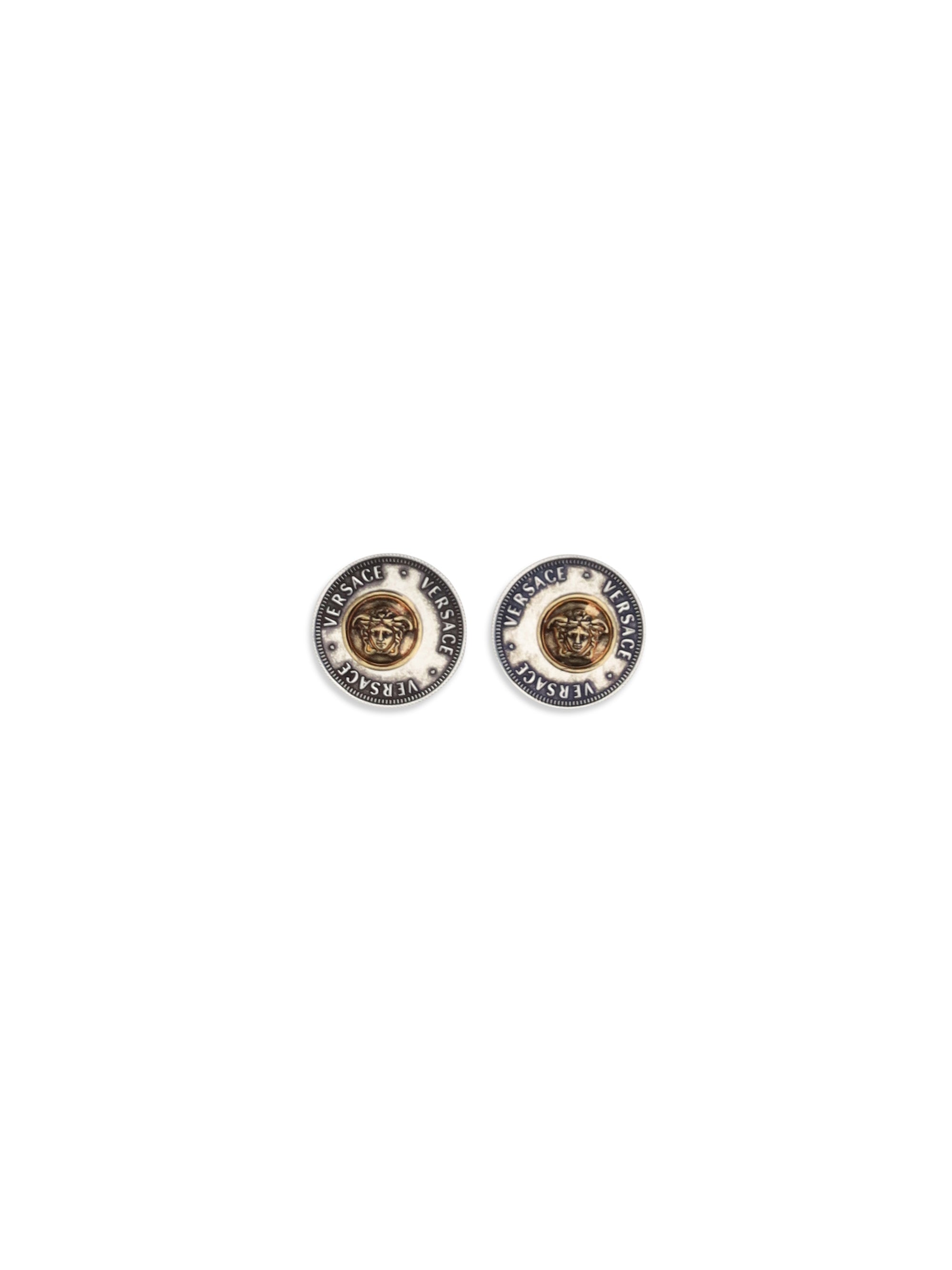 VERSACE OS coins earrings