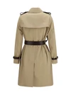 kensington midi leather trench