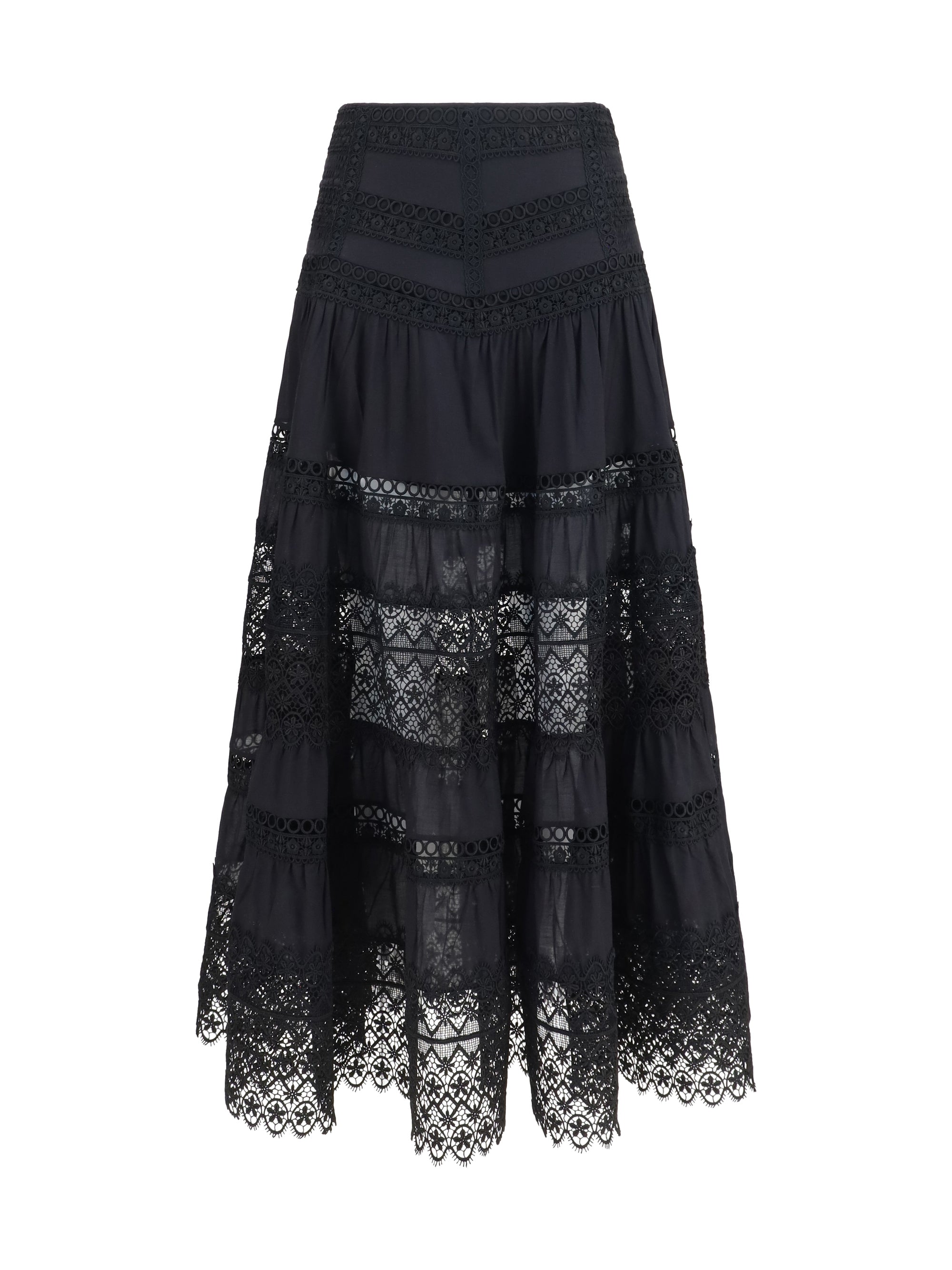 CHARO RUIZ M serza long skirt in cotton voile