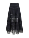 serza long skirt in cotton voile