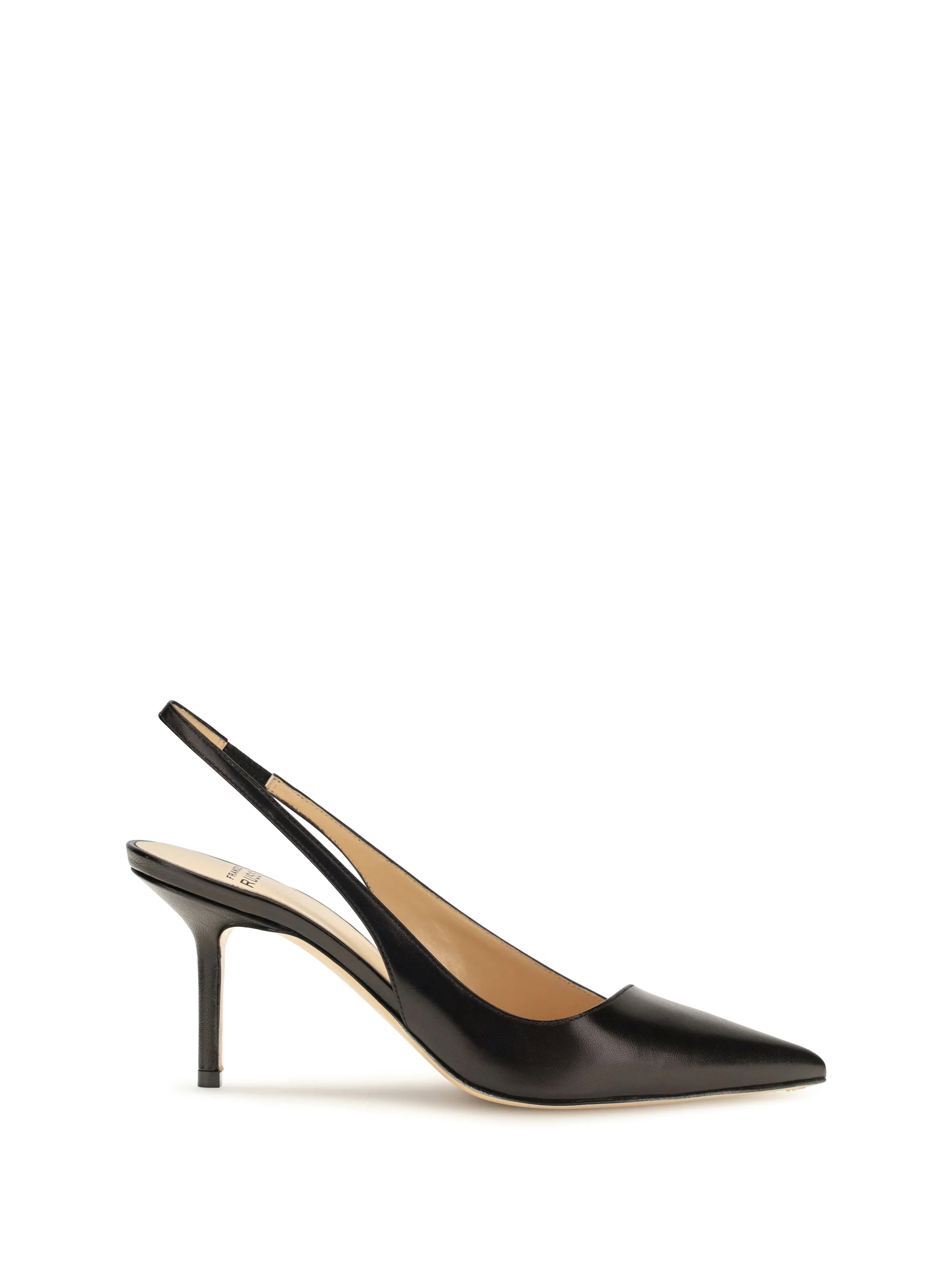 FRANCESCO RUSSO 36 asymmetric slingback pumps
