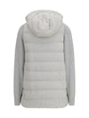 long monili chain puffer jacket