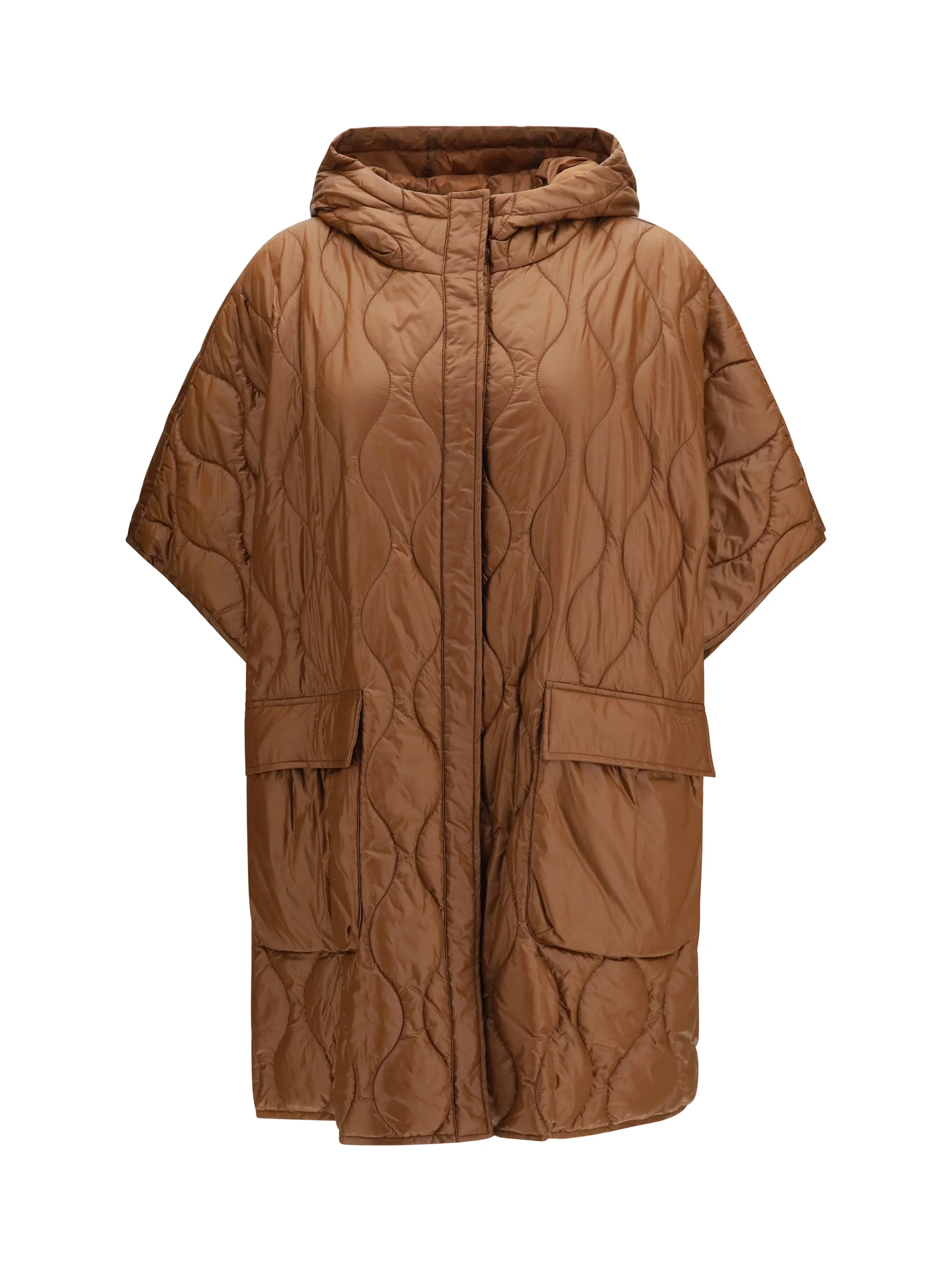 WOOLRICH S-M quilted urban light nylon cape