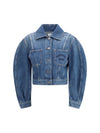 denim crop jacket