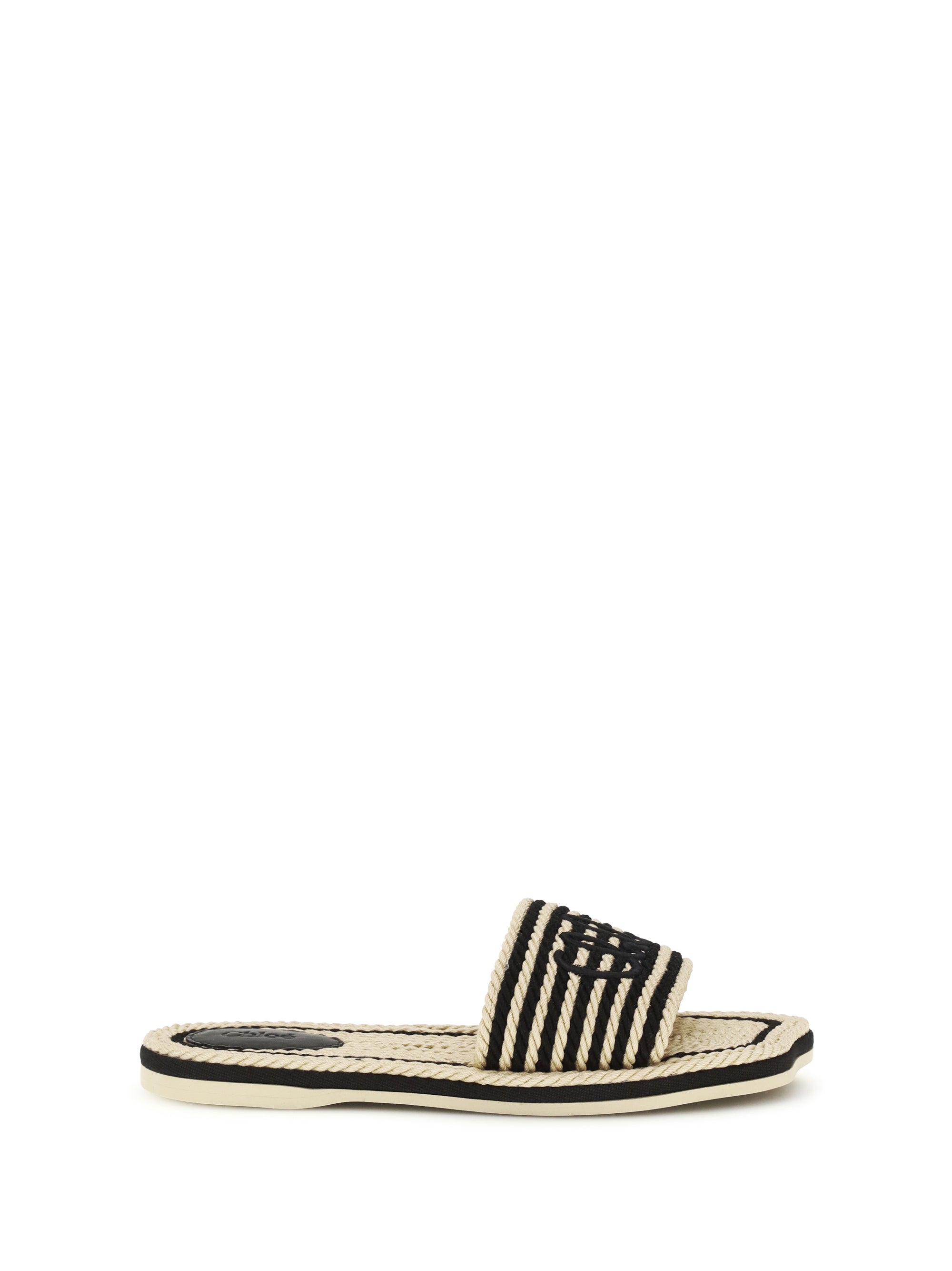 CHLOÉ 36 raffia sandals