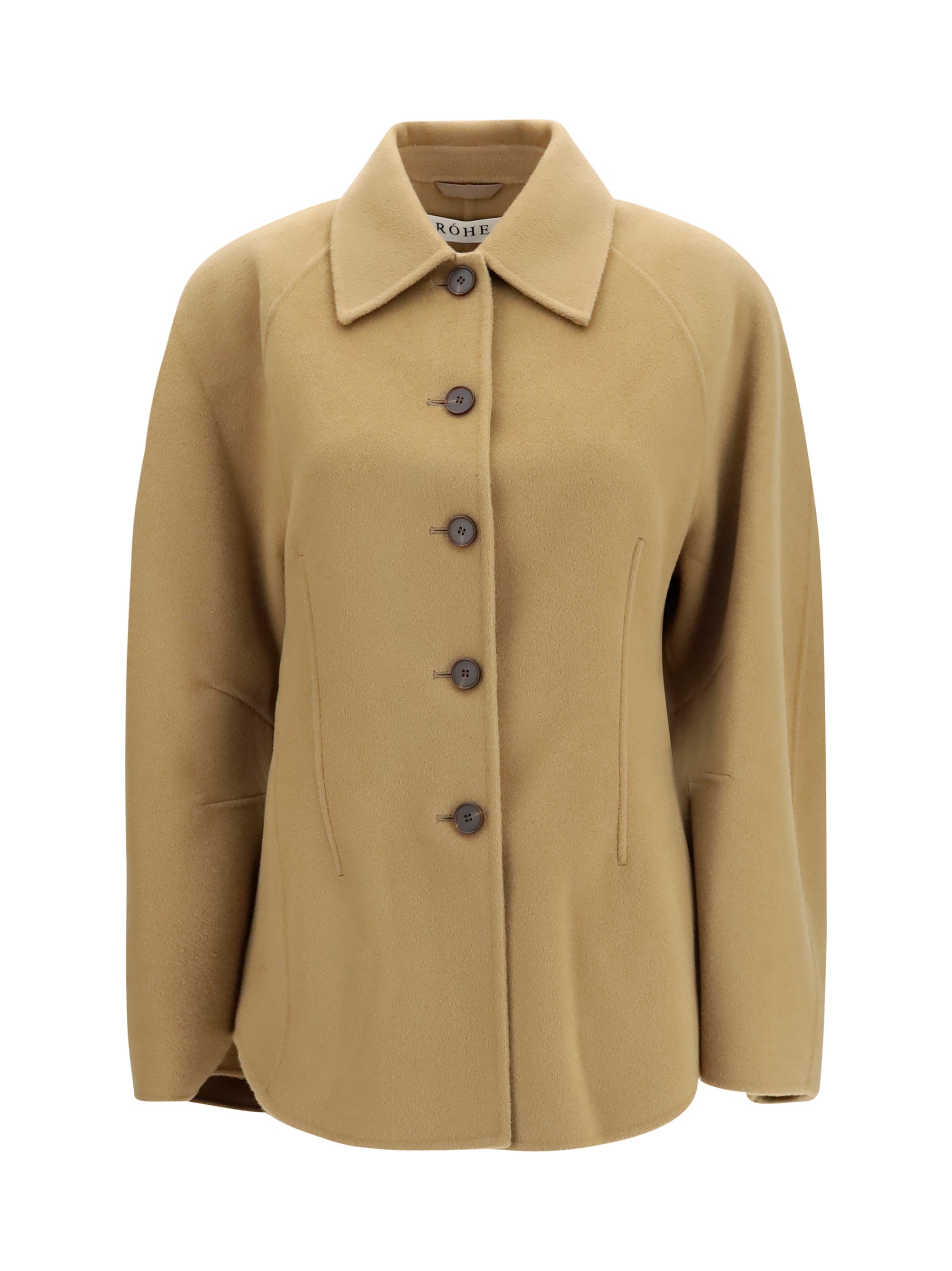 ROHE 36 sculptural oversized-sleeve jacket