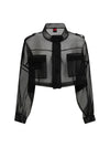 cropped jacket with pockets