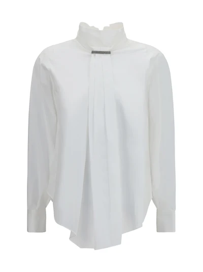 blouse with monili decoration