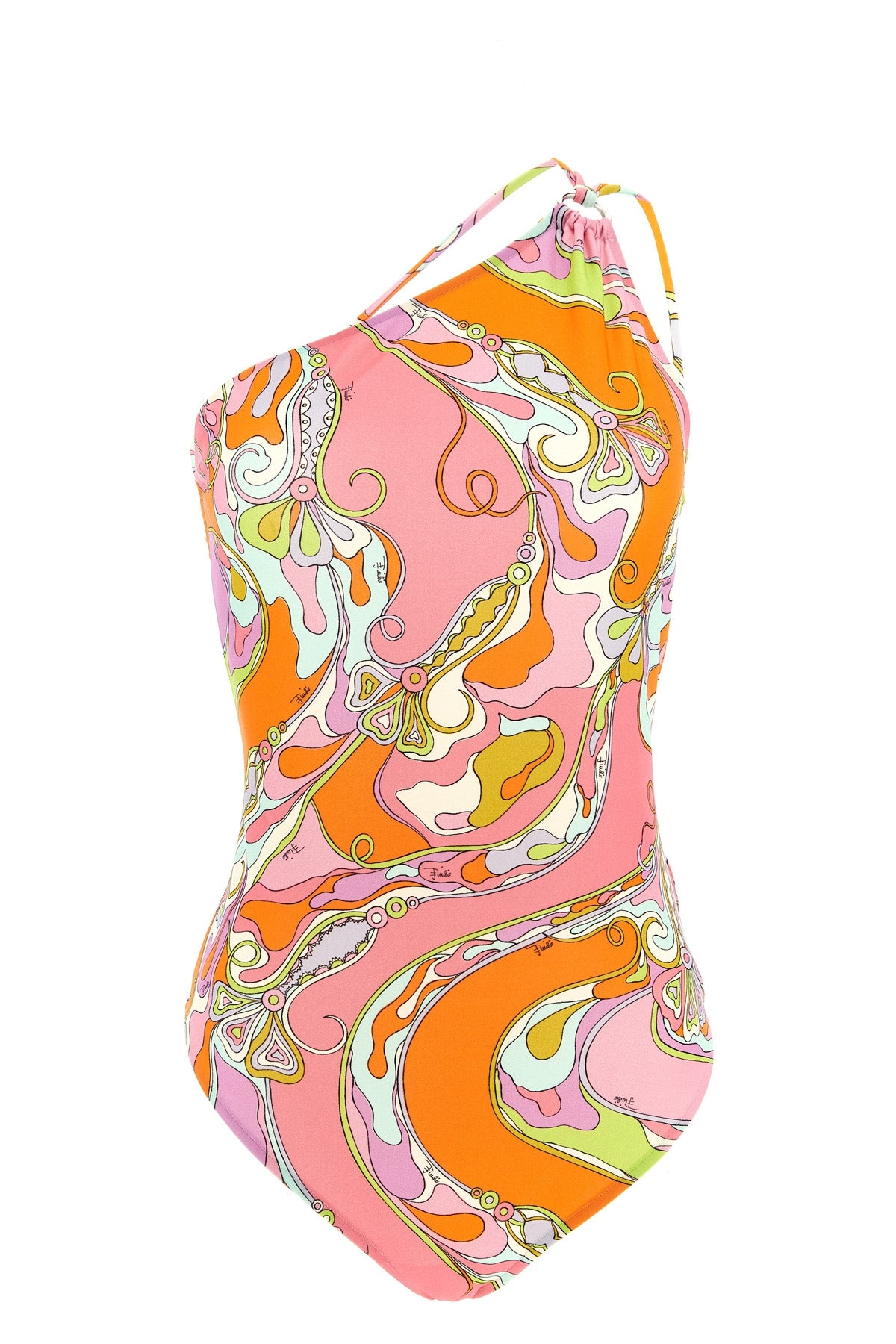PUCCI XS one-piece swimsuit in all-over orchidee print in stretch lycra