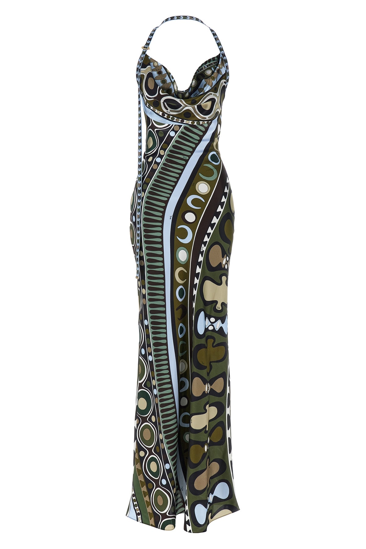 PUCCI 42 long dress in soleil print satin