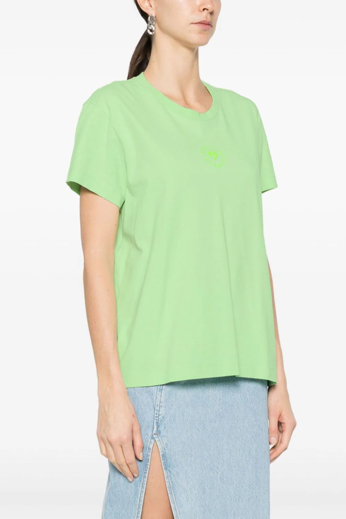 STELLA MCCARTNEY S iconic mini heart cotton crew neck t-shirt