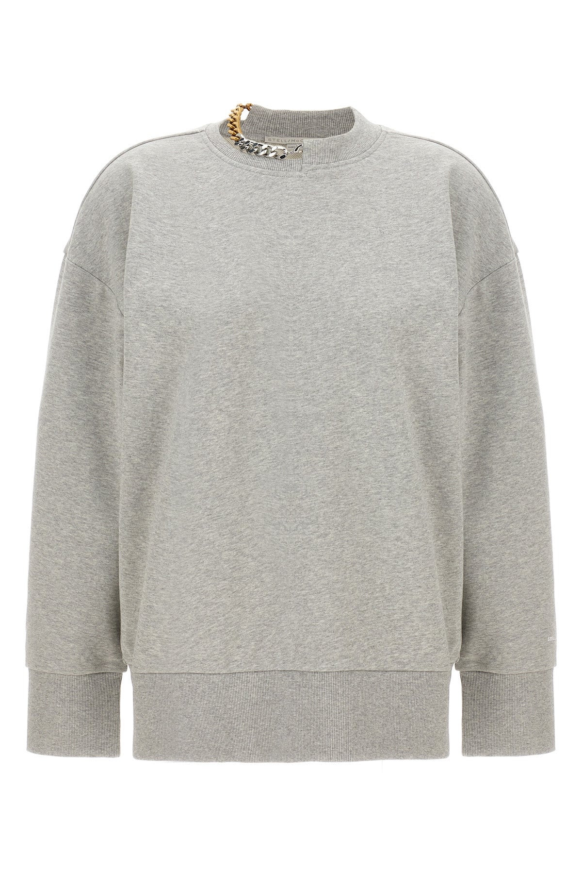 STELLA MCCARTNEY XS chain cotton sweatshirt