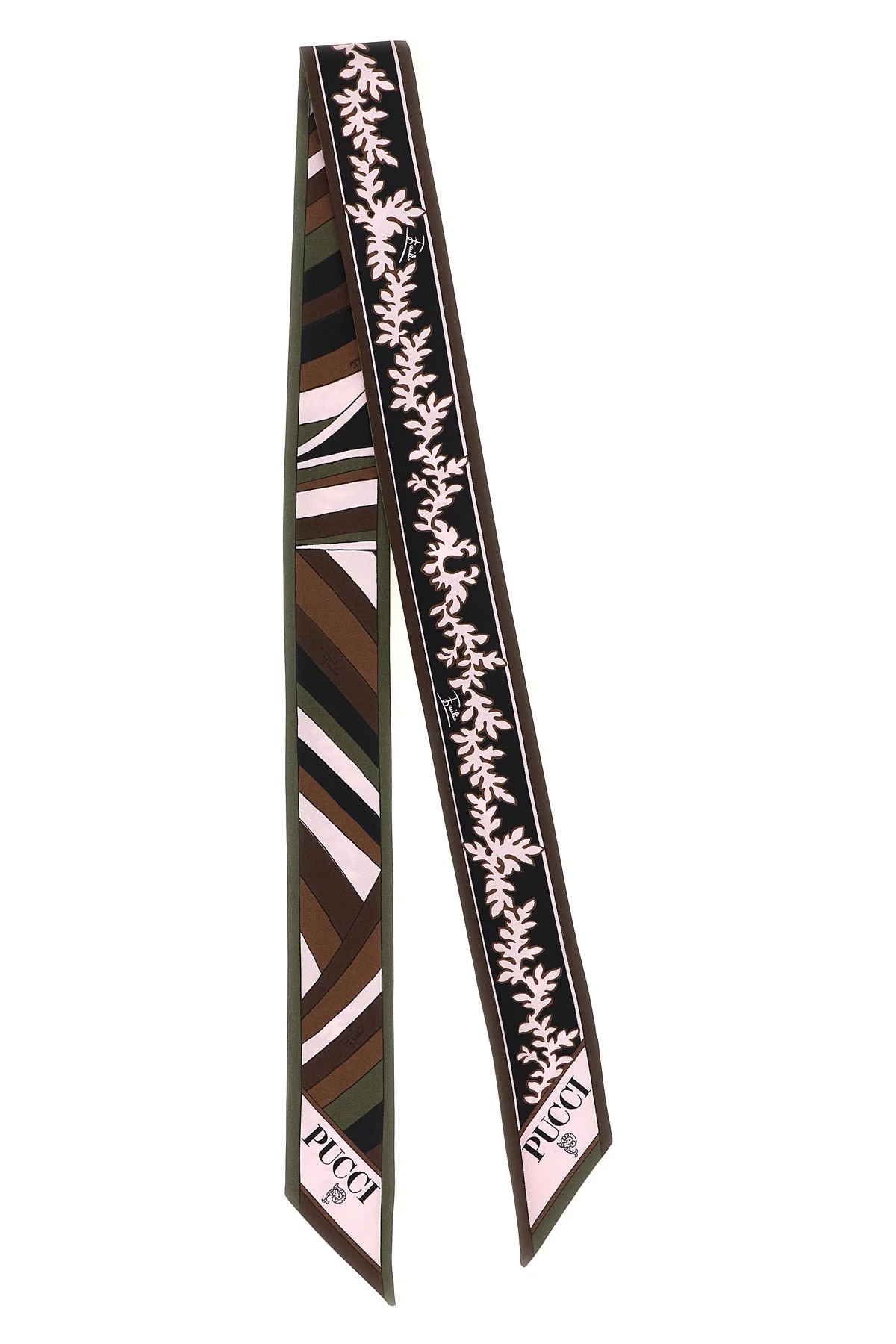 PUCCI OS the pucci scarf stands out for its elongated silhouette