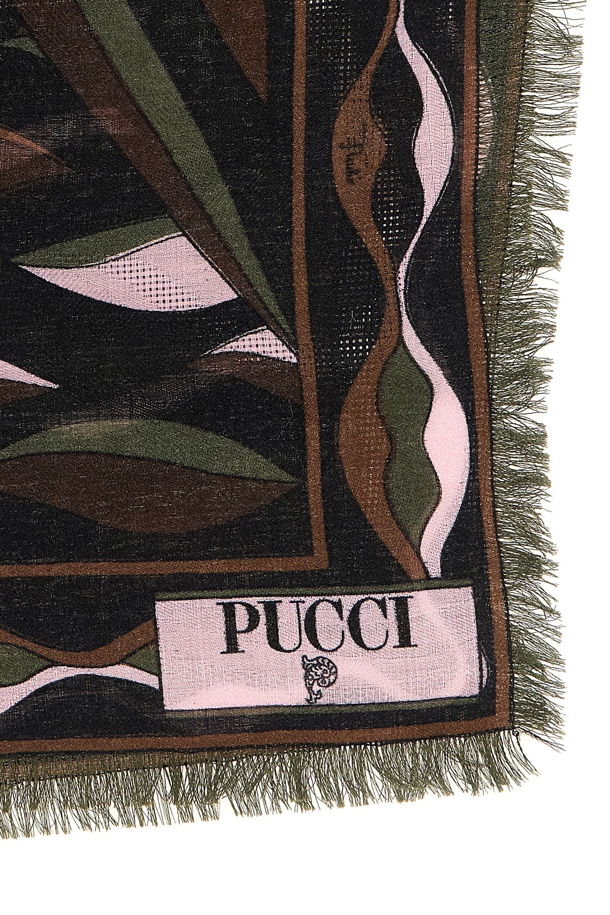 PUCCI OS pucci pashmina in wool and silk blend stands out for its impalpable texture and