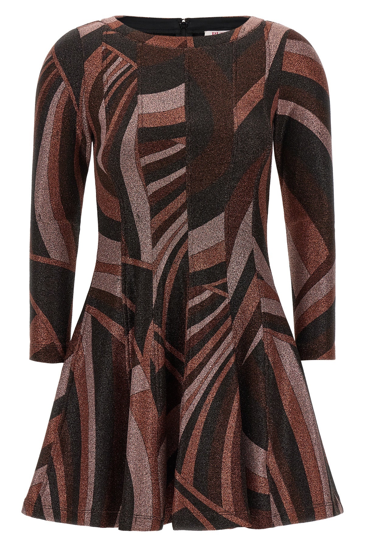 PUCCI 38 the pucci lurex jersey mini dress redefines the codes of the evening wardrobe