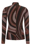 the pucci jersey defines a tight silhouette through a sophisticated processing i