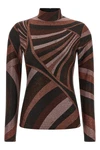 the pucci jersey defines a tight silhouette through a sophisticated processing i